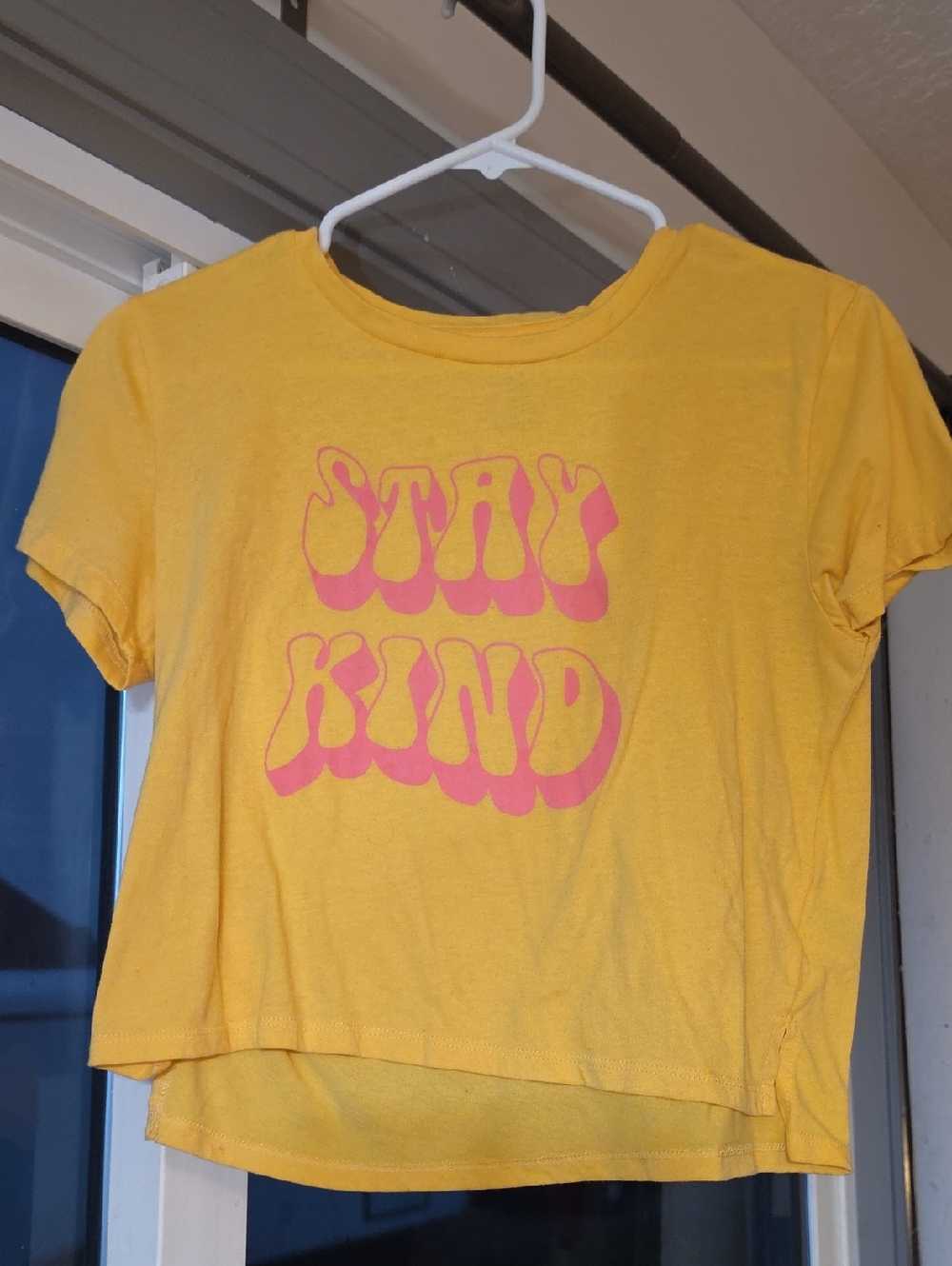 Yellow "Stay Kind" Graphic Tee